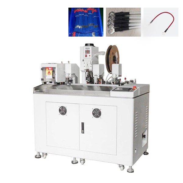 Fully automatic shrink tube heating terminal crimping machine press