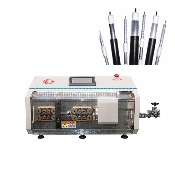 HC-9600A Fully automatic coaxial cable cut and strip machine