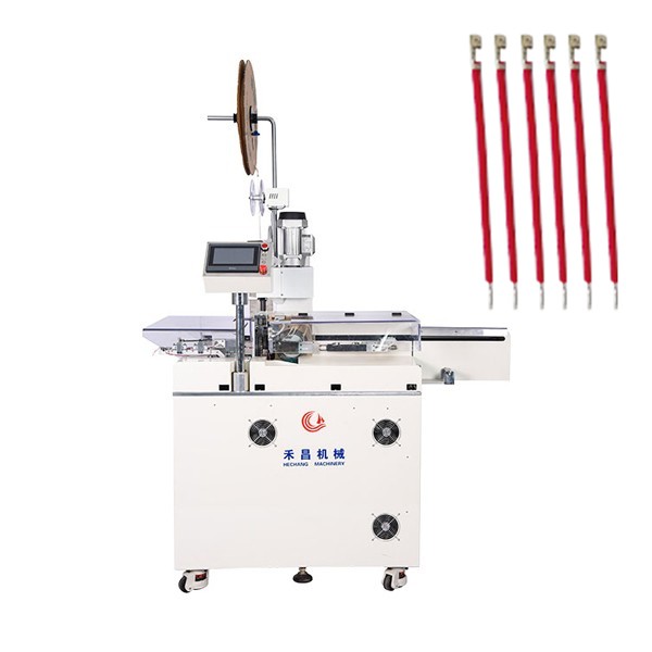 HC-10+NT Fully automatic one side cutting stripping twisting tinning, another side crimping machine