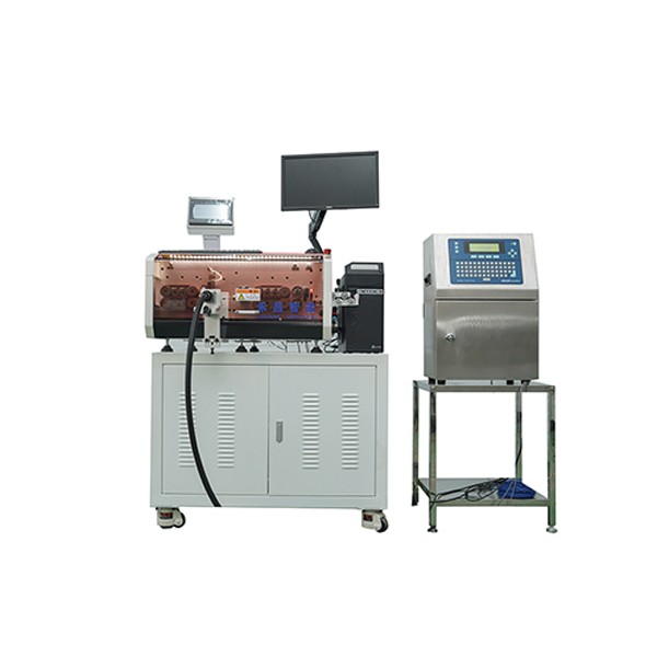 HC-608PMJ Automatic wire Cutting and Stripping inkjet marking Machine