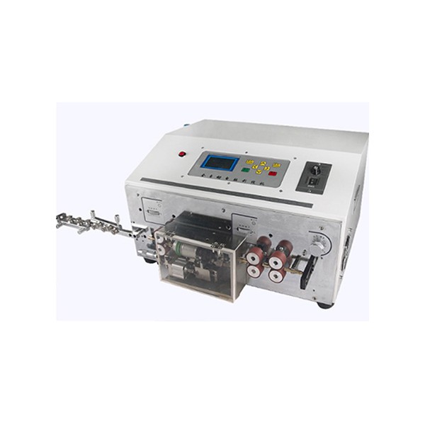 Fully automatic enameled wire stripping machine